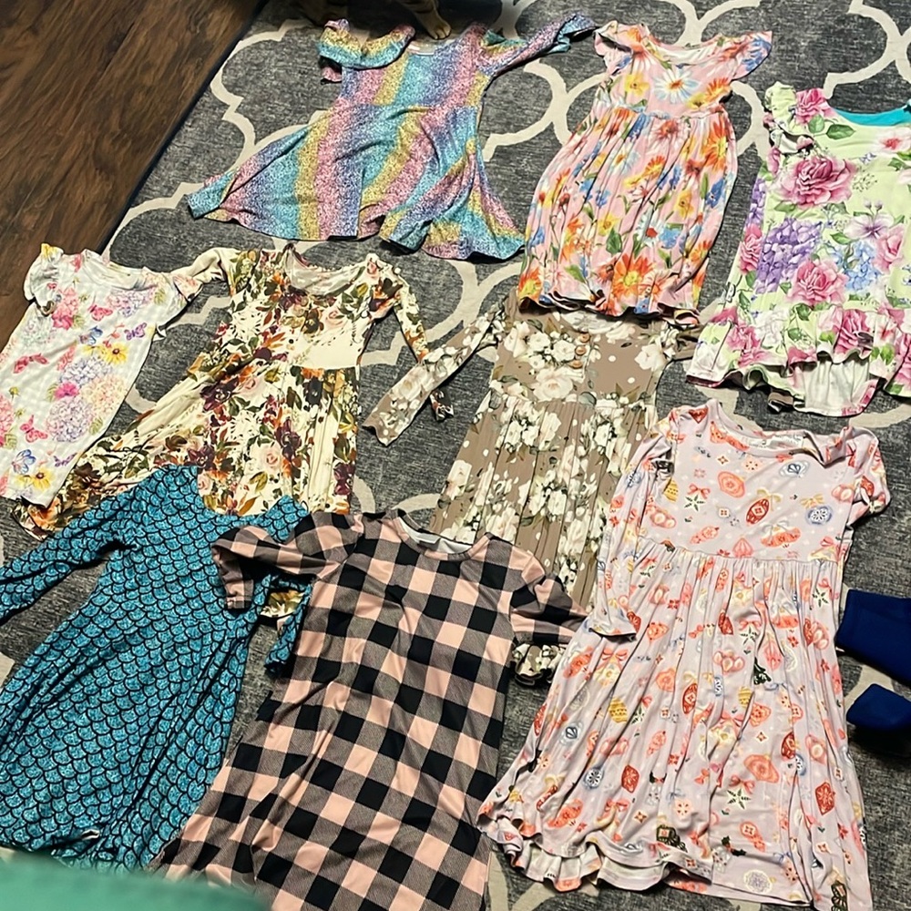 Posh Peanut Kids Dresses - Multicolor Collection